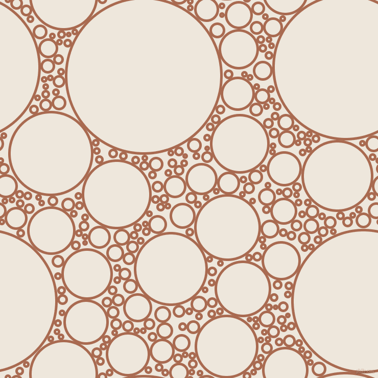 bubbles, circles, sponge, big, medium, small, 5 pixel line width, Sante Fe and White Linen circles bubbles sponge soap seamless tileable