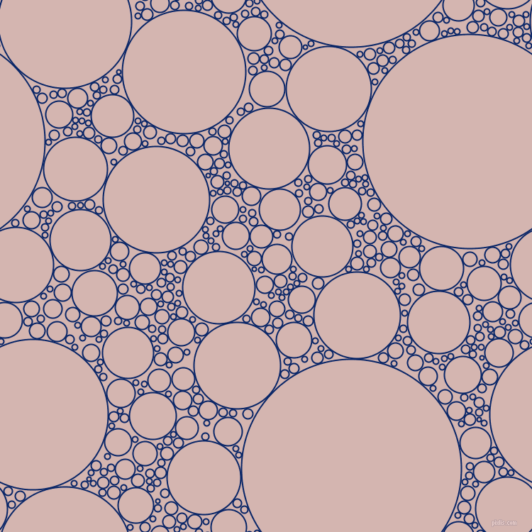 bubbles, circles, sponge, big, medium, small, 2 pixel line width, Sapphire and Oyster Pink circles bubbles sponge soap seamless tileable