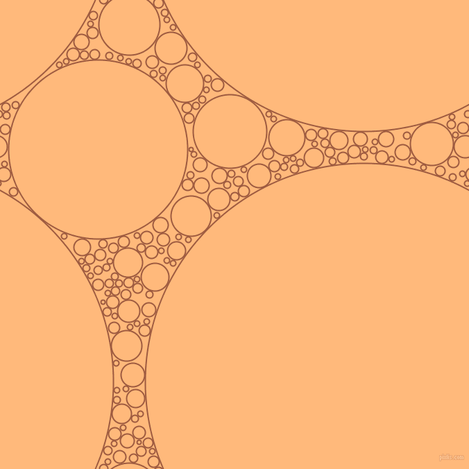 bubbles, circles, sponge, big, medium, small, 2 pixel line width, Sepia and Macaroni And Cheese circles bubbles sponge soap seamless tileable