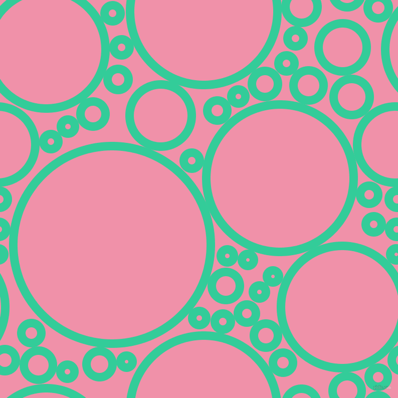 bubbles, circles, sponge, big, medium, small, 17 pixel line width, Shamrock and Mauvelous circles bubbles sponge soap seamless tileable