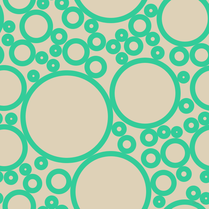 bubbles, circles, sponge, big, medium, small, 17 pixel line width, Shamrock and Spanish White circles bubbles sponge soap seamless tileable