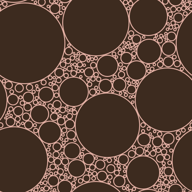 bubbles, circles, sponge, big, medium, small, 3 pixel line width, Shilo and Bistre circles bubbles sponge soap seamless tileable