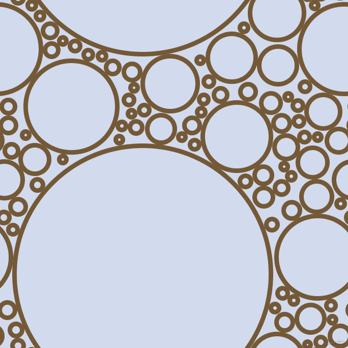 bubbles, circles, sponge, big, medium, small, 9 pixel line width, Shingle Fawn and Hawkes Blue circles bubbles sponge soap seamless tileable