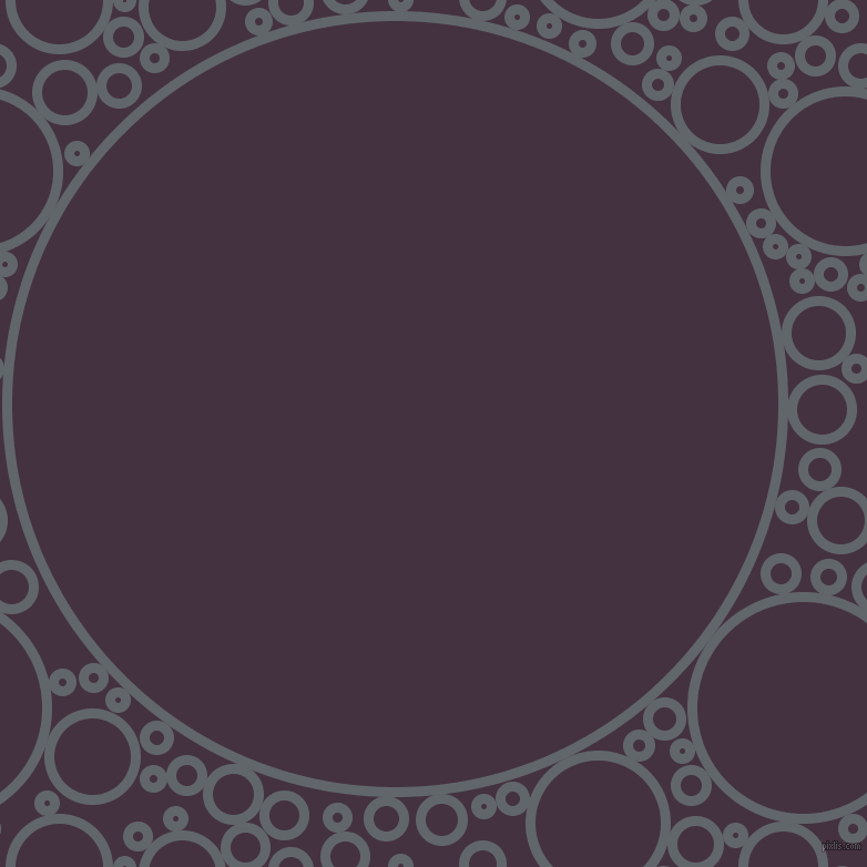 bubbles, circles, sponge, big, medium, small, 9 pixel line width, Shuttle Grey and Voodoo circles bubbles sponge soap seamless tileable