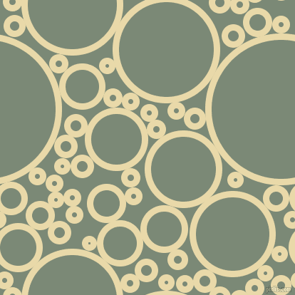 bubbles, circles, sponge, big, medium, small, 9 pixel line width, Sidecar and Spanish Green circles bubbles sponge soap seamless tileable
