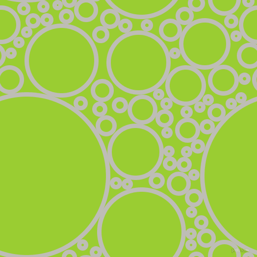 bubbles, circles, sponge, big, medium, small, 9 pixel line width, Silver Sand and Yellow Green circles bubbles sponge soap seamless tileable