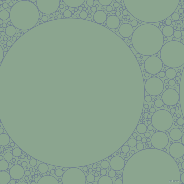 bubbles, circles, sponge, big, medium, small, 2 pixel line width, Slate Grey and Envy circles bubbles sponge soap seamless tileable