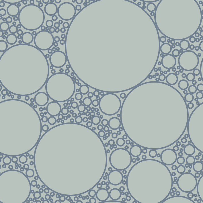 bubbles, circles, sponge, big, medium, small, 5 pixel line width, Slate Grey and Tiara circles bubbles sponge soap seamless tileable