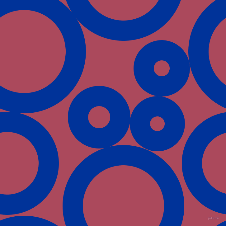 bubbles, circles, sponge, big, medium, small, 65 pixel line width, Smalt and Hippie Pink circles bubbles sponge soap seamless tileable
