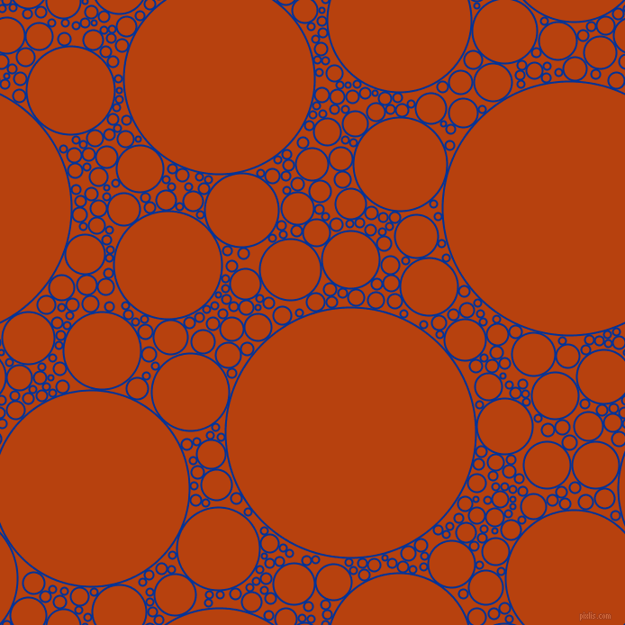 bubbles, circles, sponge, big, medium, small, 2 pixel line width, Smalt and Rust circles bubbles sponge soap seamless tileable