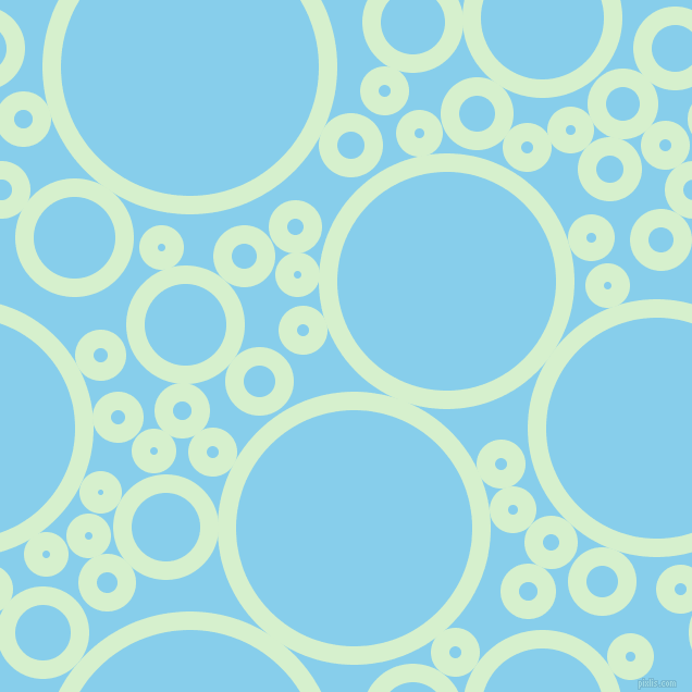 bubbles, circles, sponge, big, medium, small, 17 pixel line width, Snowy Mint and Sky Blue circles bubbles sponge soap seamless tileable