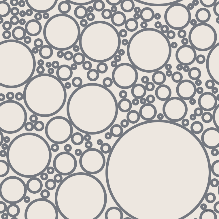bubbles, circles, sponge, big, medium, small, 9 pixel line width, Storm Grey and Desert Storm circles bubbles sponge soap seamless tileable