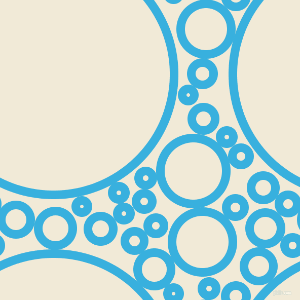 bubbles, circles, sponge, big, medium, small, 17 pixel line width, Summer Sky and Half Pearl Lusta circles bubbles sponge soap seamless tileable