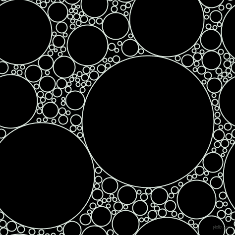 bubbles, circles, sponge, big, medium, small, 2 pixel line width, Swans Down and Black circles bubbles sponge soap seamless tileable