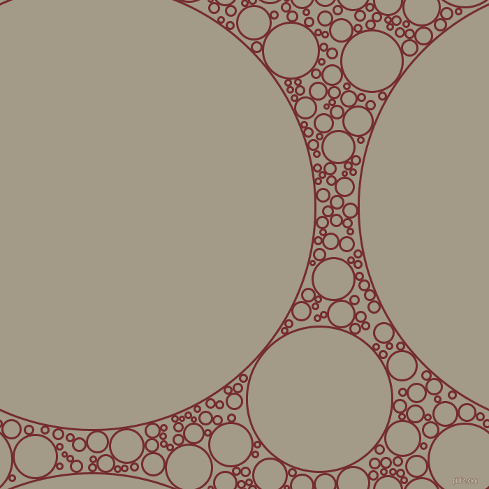 bubbles, circles, sponge, big, medium, small, 3 pixel line width, Tamarillo and Napa circles bubbles sponge soap seamless tileable