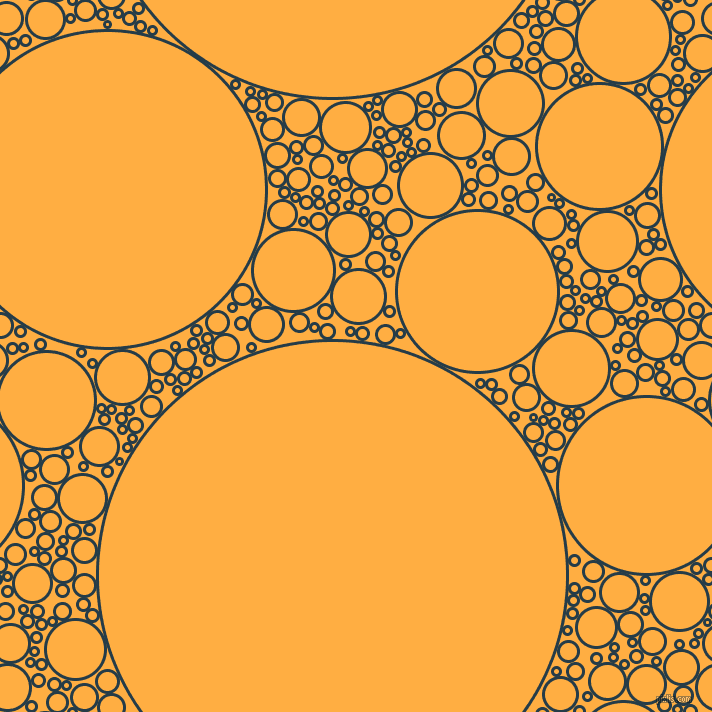 bubbles, circles, sponge, big, medium, small, 3 pixel line width, Tarawera and Yellow Orange circles bubbles sponge soap seamless tileable