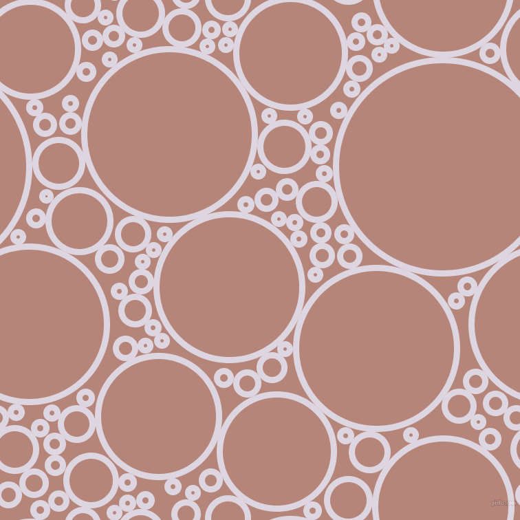 bubbles, circles, sponge, big, medium, small, 9 pixel line width, Titan White and Brandy Rose circles bubbles sponge soap seamless tileable