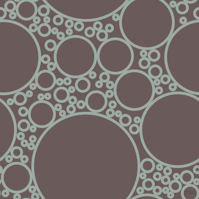bubbles, circles, sponge, big, medium, small, 9 pixel line width, Tower Grey and Zambezi circles bubbles sponge soap seamless tileable