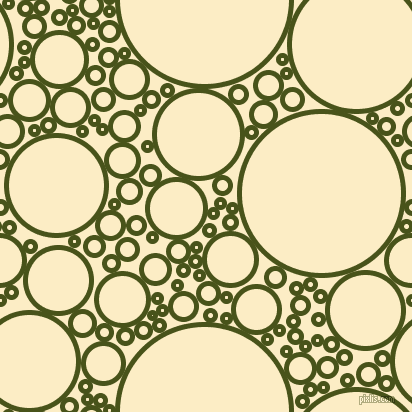 bubbles, circles, sponge, big, medium, small, 5 pixel line width, Verdun Green and Oasis circles bubbles sponge soap seamless tileable