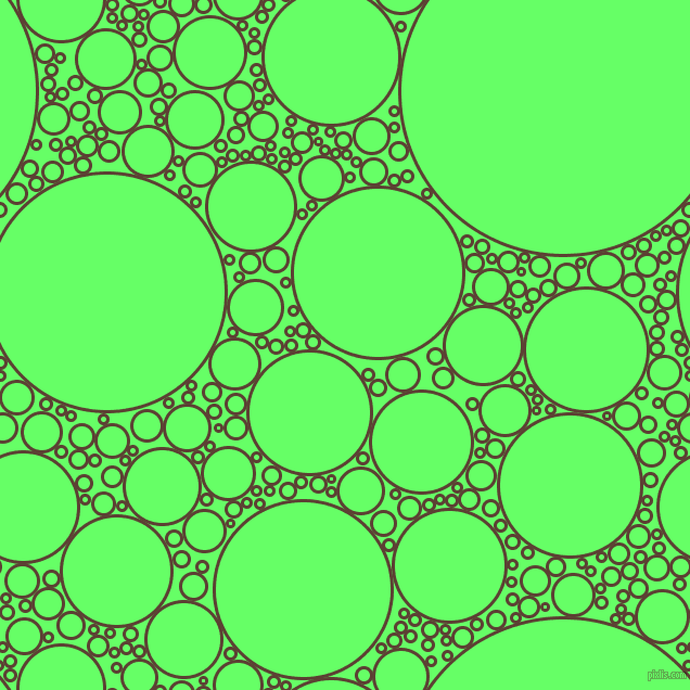 bubbles, circles, sponge, big, medium, small, 3 pixel line width, Very Dark Brown and Screamin
