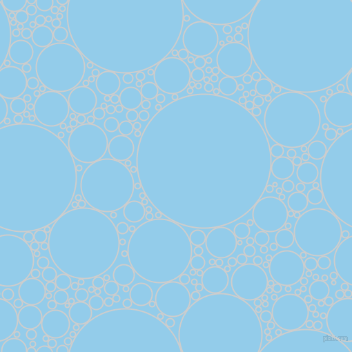 bubbles, circles, sponge, big, medium, small, 2 pixel line width, Very Light Grey and Cornflower circles bubbles sponge soap seamless tileable