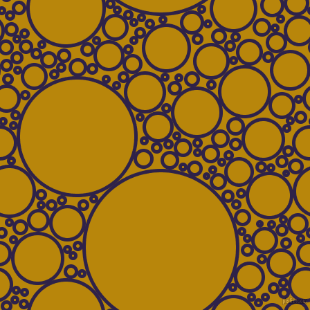 bubbles, circles, sponge, big, medium, small, 5 pixel line width, Violent Violet and Dark Goldenrod circles bubbles sponge soap seamless tileable
