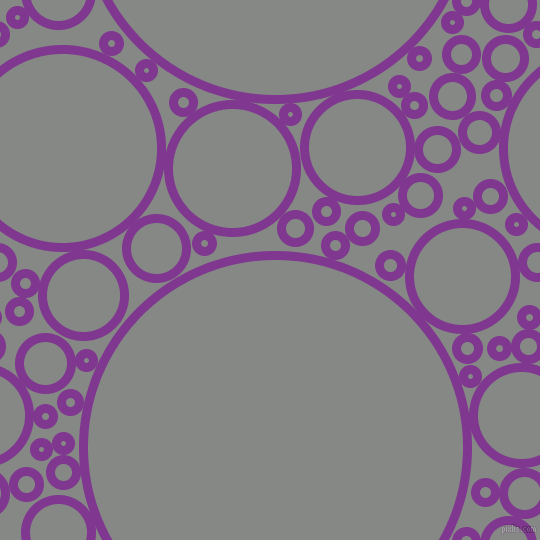 bubbles, circles, sponge, big, medium, small, 9 pixel line width, Vivid Violet and Stack circles bubbles sponge soap seamless tileable