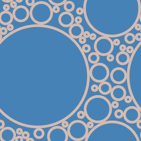 bubbles, circles, sponge, big, medium, small, 9 pixel line width, Wafer and Steel Blue circles bubbles sponge soap seamless tileable