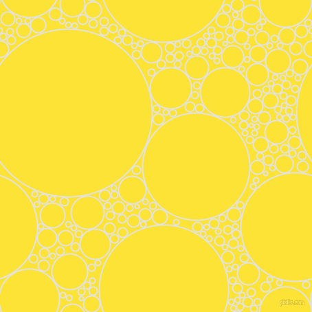 bubbles, circles, sponge, big, medium, small, 2 pixel line width, Wan White and Gorse circles bubbles sponge soap seamless tileable