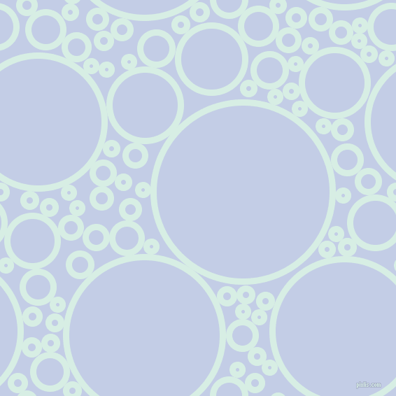 bubbles, circles, sponge, big, medium, small, 9 pixel line width, White Ice and Periwinkle circles bubbles sponge soap seamless tileable