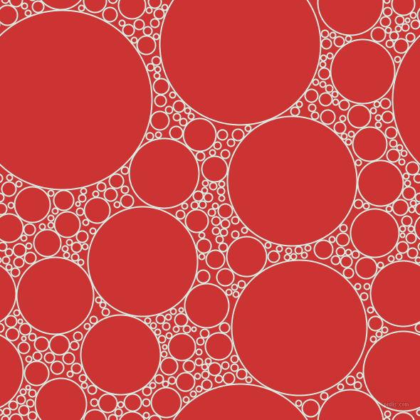 bubbles, circles, sponge, big, medium, small, 2 pixel line width, White Ice and Persian Red circles bubbles sponge soap seamless tileable