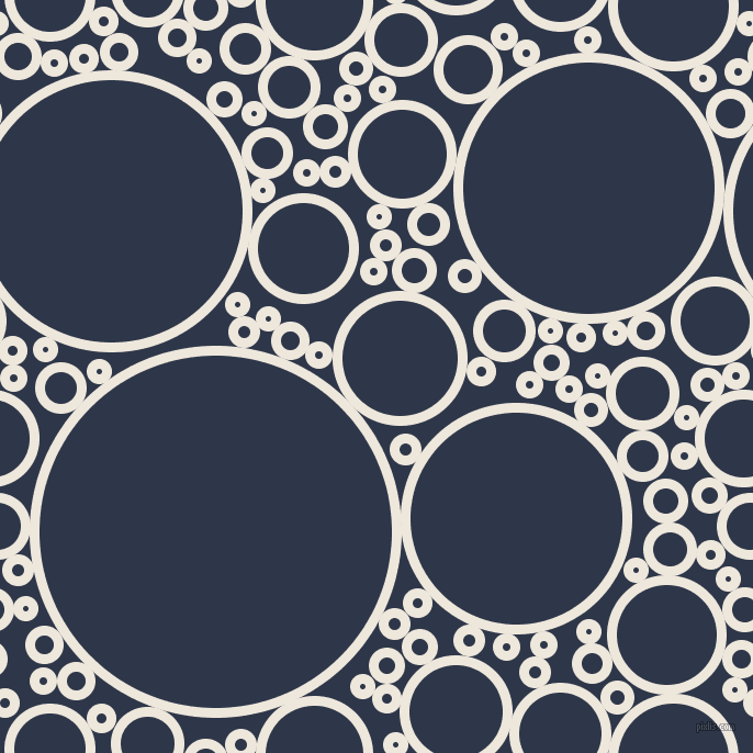 bubbles, circles, sponge, big, medium, small, 9 pixel line width, White Linen and Licorice circles bubbles sponge soap seamless tileable