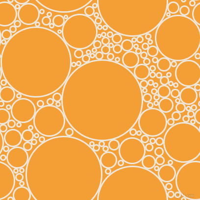 bubbles, circles, sponge, big, medium, small, 3 pixel line width, White Linen and Yellow Sea circles bubbles sponge soap seamless tileable