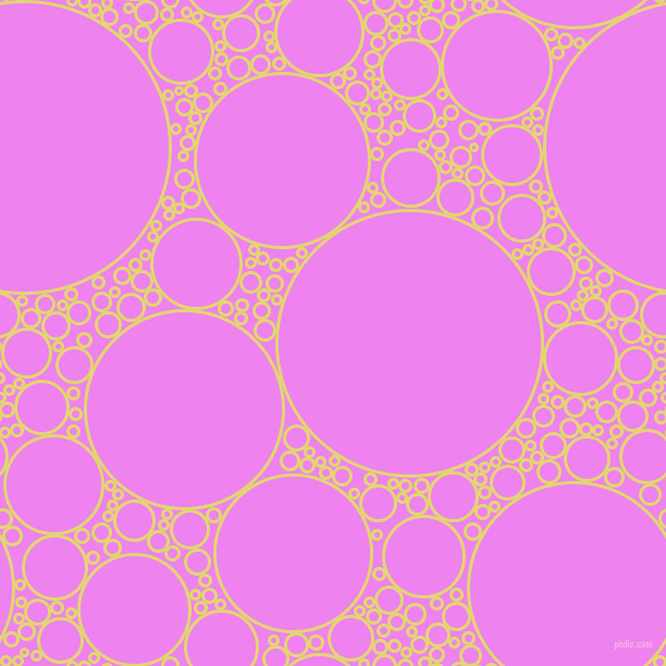 bubbles, circles, sponge, big, medium, small, 3 pixel line width, Wild Rice and Violet circles bubbles sponge soap seamless tileable