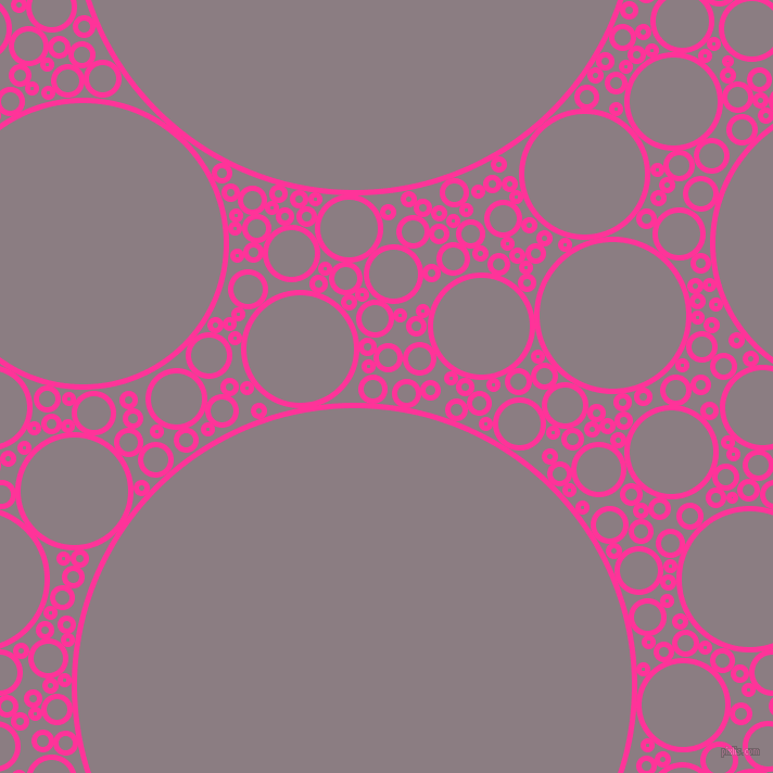 bubbles, circles, sponge, big, medium, small, 5 pixel line width, Wild Strawberry and Venus circles bubbles sponge soap seamless tileable