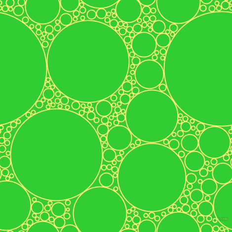 bubbles, circles, sponge, big, medium, small, 2 pixel line width, Witch Haze and Lime Green circles bubbles sponge soap seamless tileable