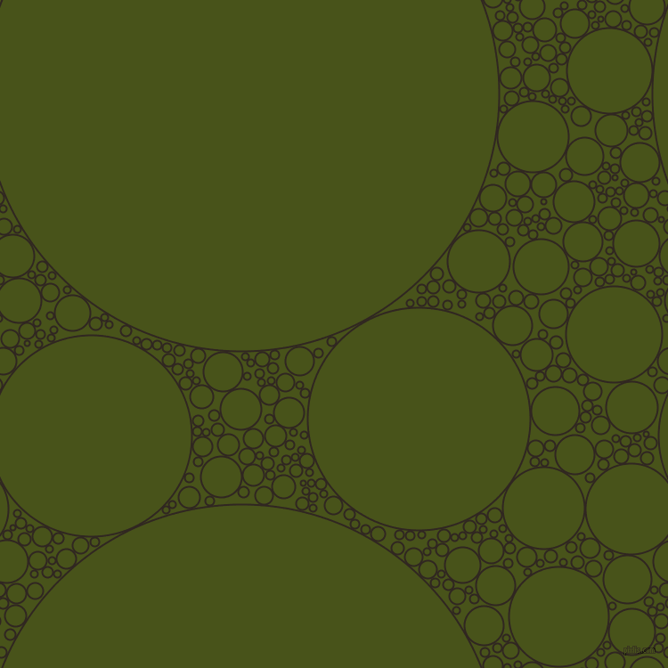 bubbles, circles, sponge, big, medium, small, 2 pixel line width, Wood Bark and Verdun Green circles bubbles sponge soap seamless tileable