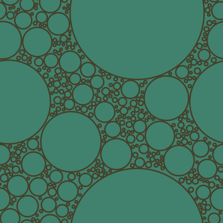 bubbles, circles, sponge, big, medium, small, 5 pixel line width, Woodrush and Viridian circles bubbles sponge soap seamless tileable