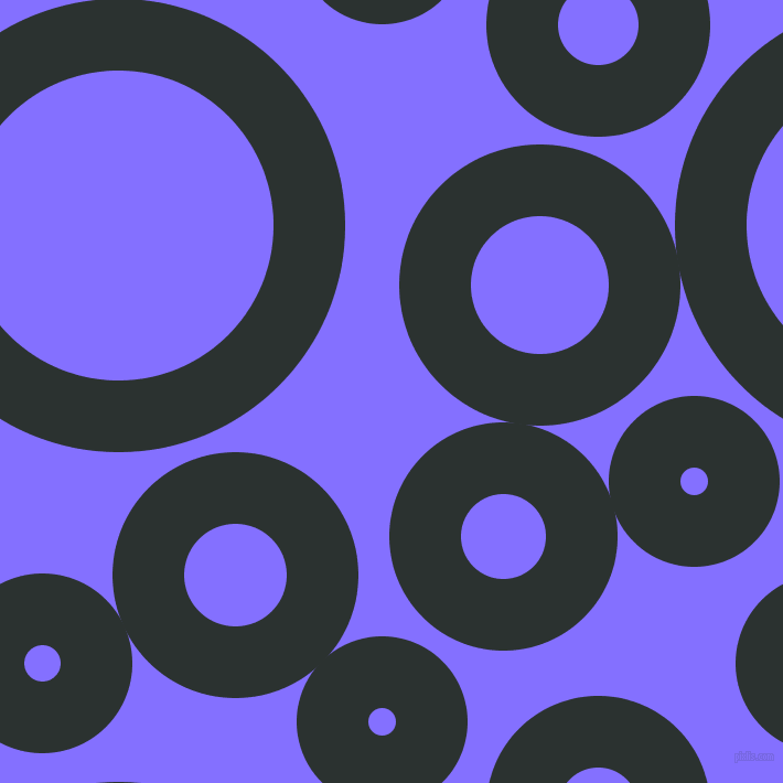 bubbles, circles, sponge, big, medium, small, 65 pixel line width, Woodsmoke and Light Slate Blue circles bubbles sponge soap seamless tileable