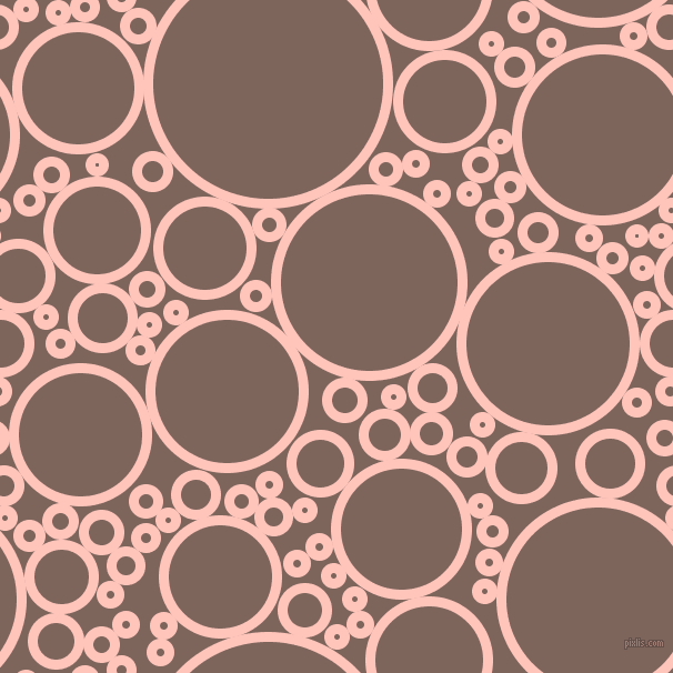 bubbles, circles, sponge, big, medium, small, 9 pixel line width, Your Pink and Russett circles bubbles sponge soap seamless tileable