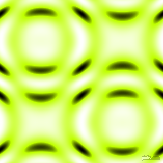 , Electric Lime and Black and White circular plasma waves seamless tileable