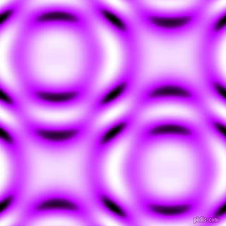 , Electric Purple and Black and White circular plasma waves seamless tileable