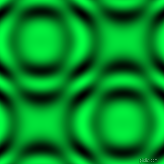 Free Speech Green and Black and White circular plasma waves seamless tileable