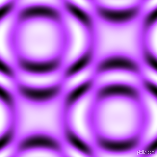 , Heliotrope and Black and White circular plasma waves seamless tileable