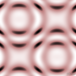 , Oriental Pink and Black and White circular plasma waves seamless tileable
