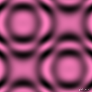 , Persian Pink and Black and White circular plasma waves seamless tileable