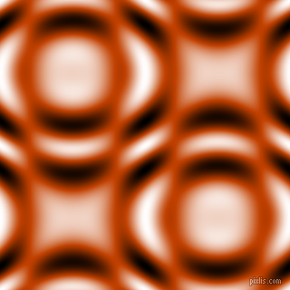 , Rust and Black and White circular plasma waves seamless tileable
