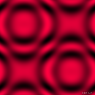 , Torch Red and Black and White circular plasma waves seamless tileable