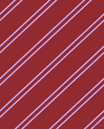 43 degree angles dual stripes line, 5 pixel line width, 10 and 57 pixels line spacing, dual two line striped seamless tileable
