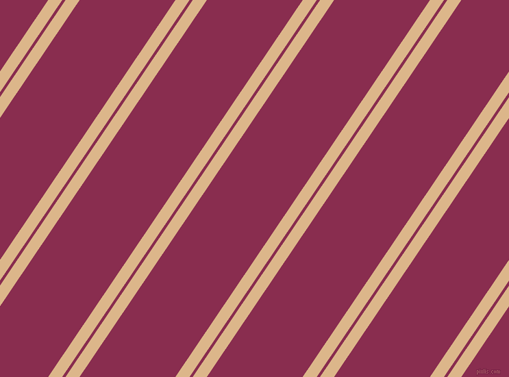56 degree angles dual stripes line, 17 pixel line width, 4 and 116 pixels line spacing, dual two line striped seamless tileable